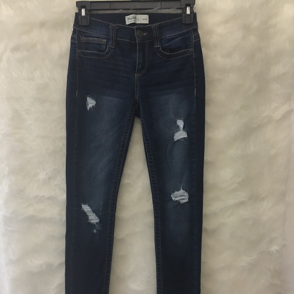 Dark blue jeans skinny